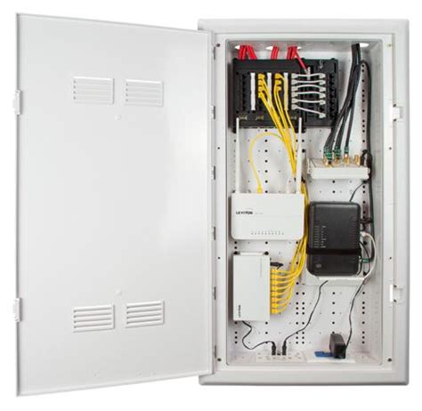 telecommunications distribution box|wall mounted structured media cabinet.